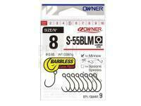 Haken Owner S-55BLM Barbless Black Chrome - #4