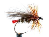Trockenfliege Peacock Caddis With Tag BL - #12