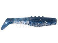 Gummifische Dragon Phantail Pro 10cm - Clear/Clear Smoked | Black/Silver/Blue Glitter