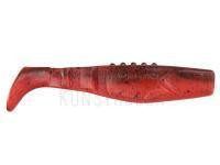 Gummifische Dragon Phantail Pro 10cm - Fluo Red/Motor Oil | Black Glitter