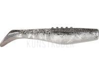 Gummifische Dragon Phantail Pro 10cm - Pearl/Clear | Black Glitter