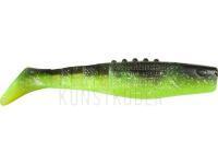 Gummifische Dragon Phantail Pro 5cm - Chartreuse/Black | Silver Glitter