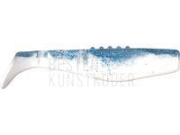 Gummifische Dragon Phantail Pro 6cm - White/Clear | Blue Glitter