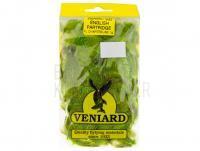 Federn Veniard Grey English Partridge Neck - Fl Chartreuse