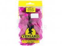 Federn Veniard Grey English Partridge Neck - Fl Pink
