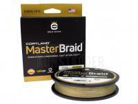 Geflochtene Schnüre Cortland Master Braid 150 yds Bronze 10lb | .006 in | .152 mm