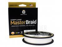 Geflochtene Schnüre Cortland Master Braid 150 yds White 8lb | .005 in | .127 mm