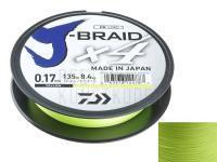 Geflechtschnur Daiwa J-Braid X4 Yellow 270m 0.19mm