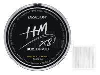 Geflochtene Schnüre Dragon HM X8 P.E. Braid White 135m 0.06mm