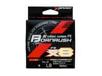 Geflochtene Schnur YGK X-Braid Bornrush WX8 150m Limited (multicolor) PE #0.4 10lb/4.5kg