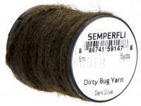 Semperfli Dirty Bug Yarn 5m 5yds - Dark Olive