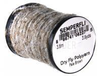 Semperfli Dry Fly Polyyarn 3.6m 3.9yds - Pale Brown