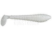 Gummifisch Baitsfishing BBS Swim Vibrator 3.75 inch | 95 mm | Fish Shad Scent - White Pearl Silver
