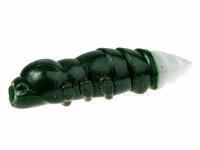 Gummiköder FishUp Pupa 1.2inch 32mm - 140 Dark Olive / White