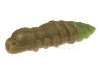 Gummiköder FishUp Pupa Cheese Trout Series 1.2 inch | 32mm - 137 Coffe Milk / Light Olive