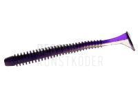 Gummiköder Flagman Mystic Fish 4 inch | 100 mm - Violet/ Pearl White