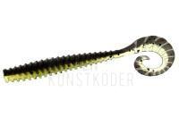 Gummifisch Flagman Striker 2.5 inch | 62mm - Black / Chartreuse