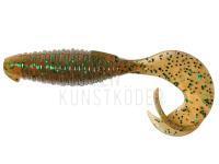 Keitech Gummiköder Flapper Grub 4 inch - LT Pumpkin Green FLK