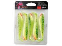 Gummifish Fox Rage Zander Pro Shad Packs 10cm 5pcs - UV Lemontiger