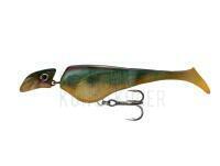 Köder Headbanger Shad 11 cm Suspending - Motoroil/green