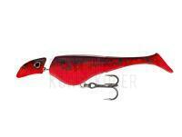 Köder Headbanger Shad 11 cm Suspending - Red/Black