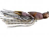 Köder Live Target Hollow Body Craw Jig 4.5cm 14g - Grey/Brown