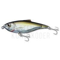 Köder Live Target Scaled Sardine Twitchbait 7cm 12.5g - Ghost/Amber