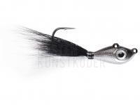 Köder Mustad Big Eye Bucktail Jig 3.5g 1/8oz - Black-Silver