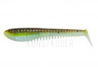 Gummifish Pontoon21 Awaruna EVO 4.5 inch | 114mm - 2308 Pumpkin Flash-Chart Pearl-Blue Belly