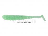 Gummiköder Reins Aji Ringer Shad 1.5 inch | 4cm - #141 Glow Melon Soda