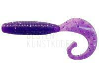 Gummiköder Reins Fat G-Tail Grub 2 inch - 567 Lilac Silver & Blue Flake