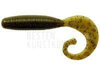 Gummiköder Reins Fat G-Tail Grub 3 inch - 002 Green Pumpkin