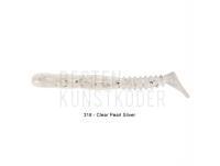 Gummifisch Reins Rockvibe Shad 1.2 inch - 318 Pearl Silver