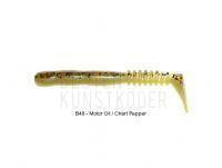 Gummifisch Reins Rockvibe Shad 3.5 inch - B48 Motor Oil Pepper Chartreuse