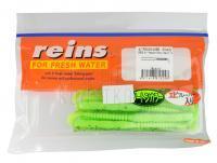 Gummifisch Reins Rockvibe Shad 4 inch - B85 Ch Pepper / Glow Melon S