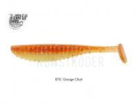 Gummifisch Reins S-Cape Shad 3.5 inch - B76 Chika Orange / Glow Chart Silver