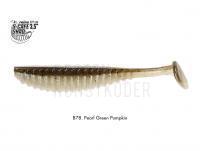 Gummifisch Reins S-Cape Shad 3.5 inch - B78 Green Pumpkin / Pearl White