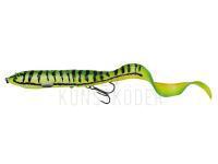 Gummiköder Savage Gear 3D Hard Eel 17cm 50g Slow Sinking 2+1 - Firetiger Fluo