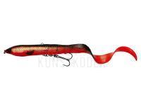 Gummiköder Savage Gear 3D Hard Eel 17cm 50g Slow Sinking 2+1 - Red N Black Fluo