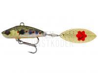 Jig Spinner Savage Gear 3D Sticklebait Tailspin 8cm 18g - Brown Trout Smolt Fluo