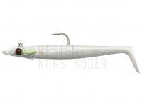 Gummifisch Savage Gear Sandeel V2 Bulk 17.5cm 65g - White Pearl Silver