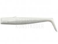 Gummifisch Savage Gear Sandeel V2 Weedless Tail 11cm 10g - White Pearl Silver