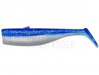 Gummifisch Savage Minnow Weedless Tail 10cm 10g 5pcs - Blue Pearl Silver