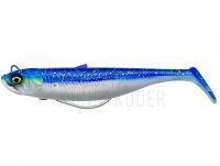 Gummifisch SG Savage Minnow Weedless 10cm 16g 2+1pcs - Blue Pearl Silver