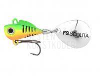 Köder Spro FreeStyle Scouta Jig Spinner 10g - UV Fire Tiger