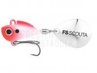 Köder Spro FreeStyle Scouta Jig Spinner 10g - UV Red Head