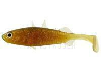 Gummifish Westin Stanley the Stickleback Shadtail Bulk 7.5cm - Motoroil Gold