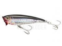 Oberflächenwobbler Yo-Zuri 3D Inshore Popper 120mm 45g - Silver Black (R1412-C4)