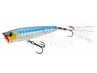 Oberflächenwobbler Yo-zuri 3DR-X Popper 65mm 6g - R1435-PSB Prism Silver Blue