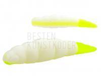 Gummiköder Yochu Cheese Trout Series 1.7 inch | 43mm - 131 White / Hot Chartreuse